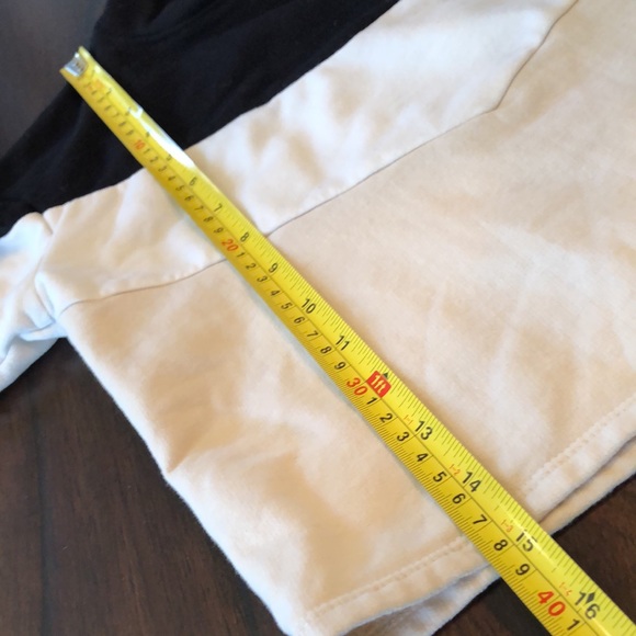 🪄More Than Magic Color blocked White, Cream, Black Hooded Sweatshirt - Picture 7 of 8